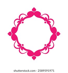 Card decorative frame design vector element.