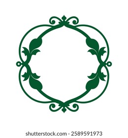 Card decorative frame design vector element.