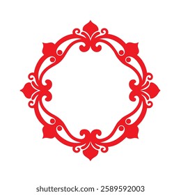 Card decorative frame design vector element.