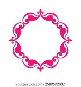 Card decorative frame design vector element.