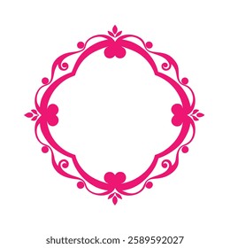 Card decorative frame design vector element.