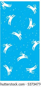 card with deers