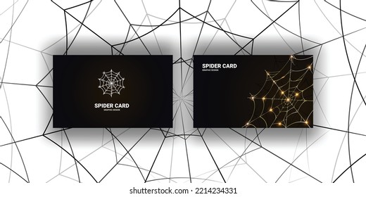 card design background spider webs sustaible use for cover, poster, banners, etc.