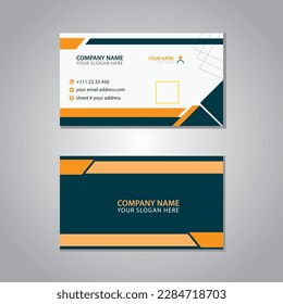 diseño de tarjeta de ambos lados libre de descarga 