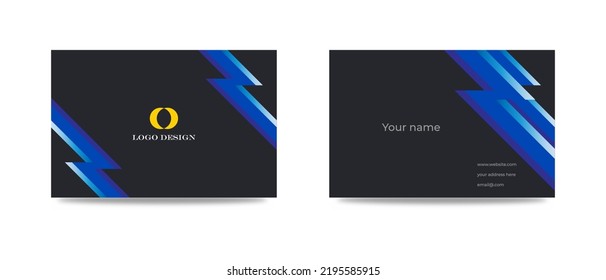 card design for business and identity person
