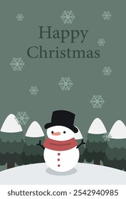 Card design of Christmas holiday