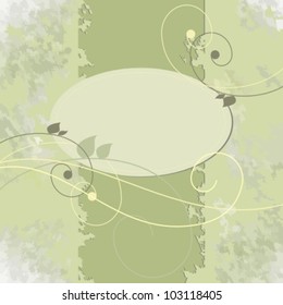 Card design for the cover, menu, postcard