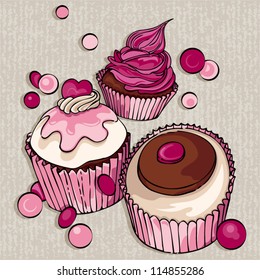 Card design  Cupcakes