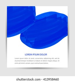 Card design with hand-drawn marker vector markers background. Vector design template for card, letter, banner, menu.