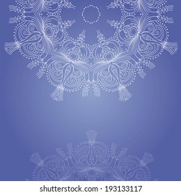 Card design. Ornamental abstract background. Vector pattern