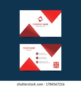 Card design red. Vector illustration.