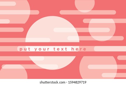 Card design template abstract red