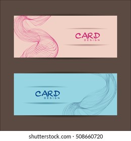 card design and Vector illustration