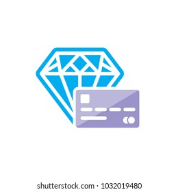 Card Diamond Logo Icon Design