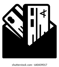 Card Envelope Vector Icon 