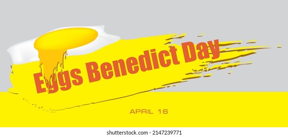 Card for event april day - Eggs Benedict Day