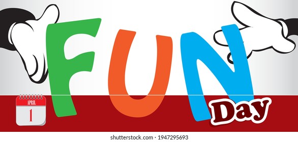 Card for event april day Fun Day