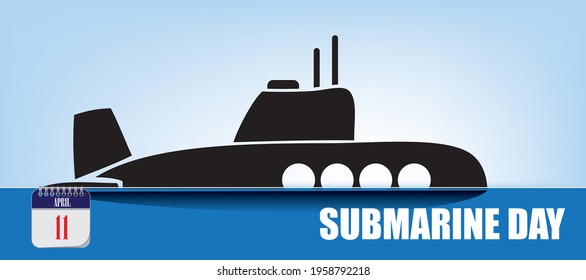 Card for event april day Submarine Day
