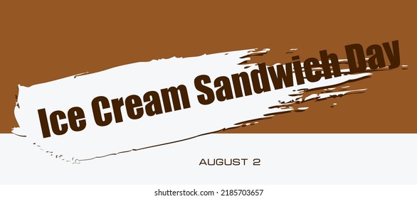 Card for event August day - Ice Cream Sandwich Day