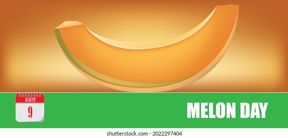 Card for event August day Melon Day