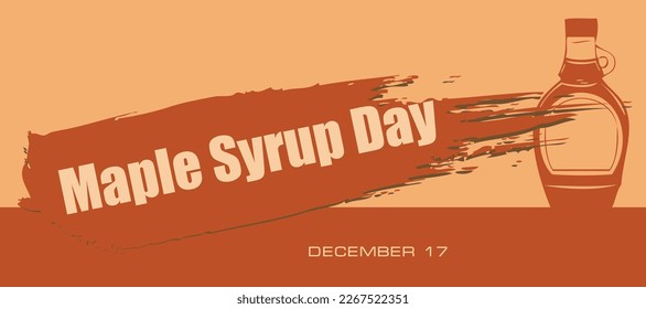 Card for event December day - Maple Syrup Day
