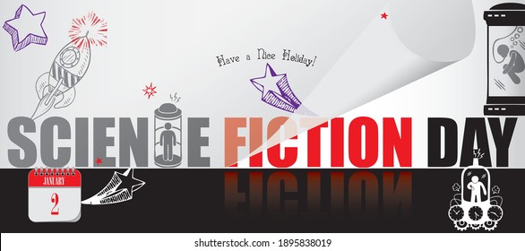 Card for event january day Science Fiction Day