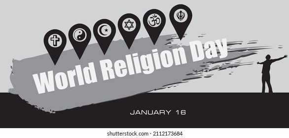 Card For Event January Day - World Religion Day