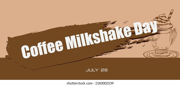 Card for event july day - Coffee Milkshake Day