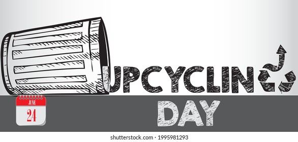 Card for event june day Upcycling Day