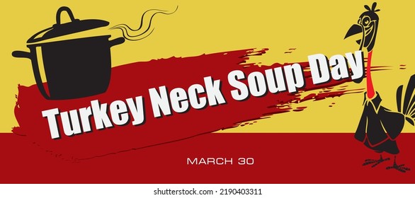 Card For Event March Day - Turkey Neck Soup Day