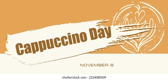 Card for event November day - National Cappuccino Day