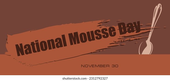 Card for event November day - National Mousse Day