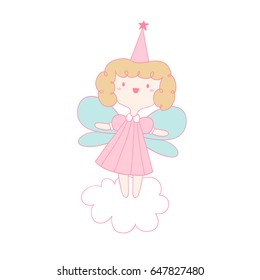 Card with fairy