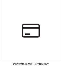 Card flat icon illustration- vector