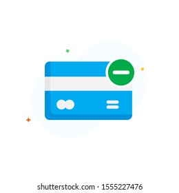 Card flat style. Ready to use for website mobile app presentation and any other projects. Suitable for any user interface and user experience