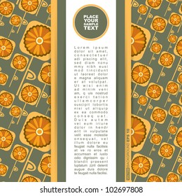Card with flowers