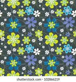 Card with flowers