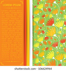 Card with flowers