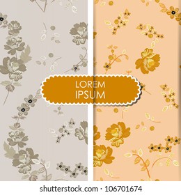 Card with flowers