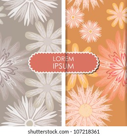 Card with flowers