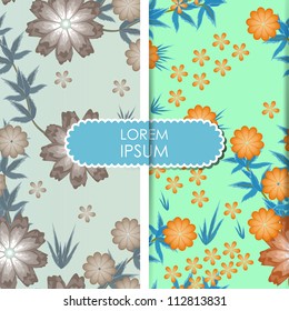 Card with flowers