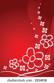Card with flowers