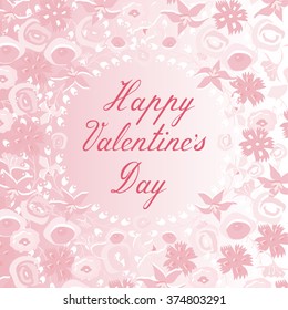 Card with flowers