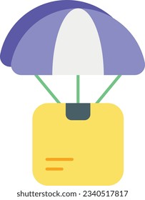  card flying flat icons design style