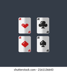 juego de cartas en forma de píxel