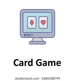 Card Game Vector icon which can easily modify or edit

