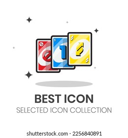 El diseño de vectores de juegos de tarjetas se puede usar para marca y negocios