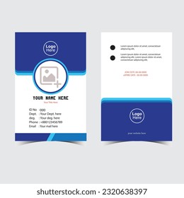 a card giving identifying data about a person, as full name, address, age, and color of hair and eyes, and often containing a photograph: for use as identification at a place of employment, school, cl