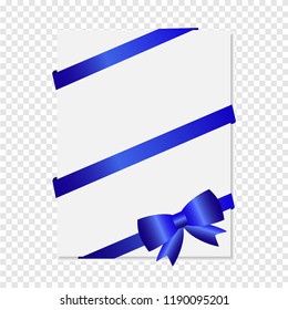 Card for greeting or congratulation with space frame for text. Flat design, vector.