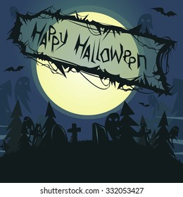 Card for Halloween.